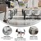 Flash Furniture HERCULES Series 880 lb. Capacity White Plastic Stack Chair with Titanium Gray Powder Coated Frame, PK5 5-RUT-F01A-WH-GG - alternate 7